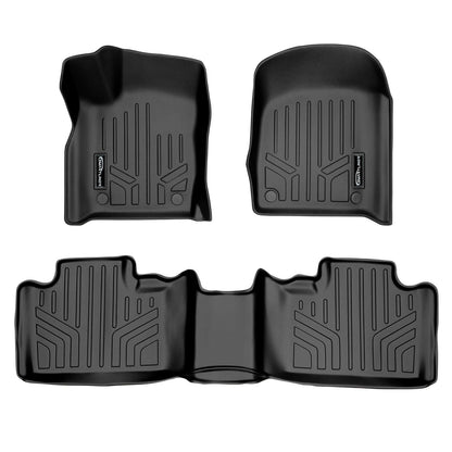 Smart Trim™ Floor Liners For 2016-2025 Dodge Durango ((2nd Row Bench))
