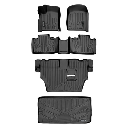 Smart Trim™ Floor Liners For 2016-2025 Dodge Durango ((2nd Row Bench))