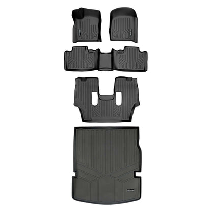 Smart Trim™ Floor Liners For 2016-2025 Dodge Durango ((2nd Row Bucket))