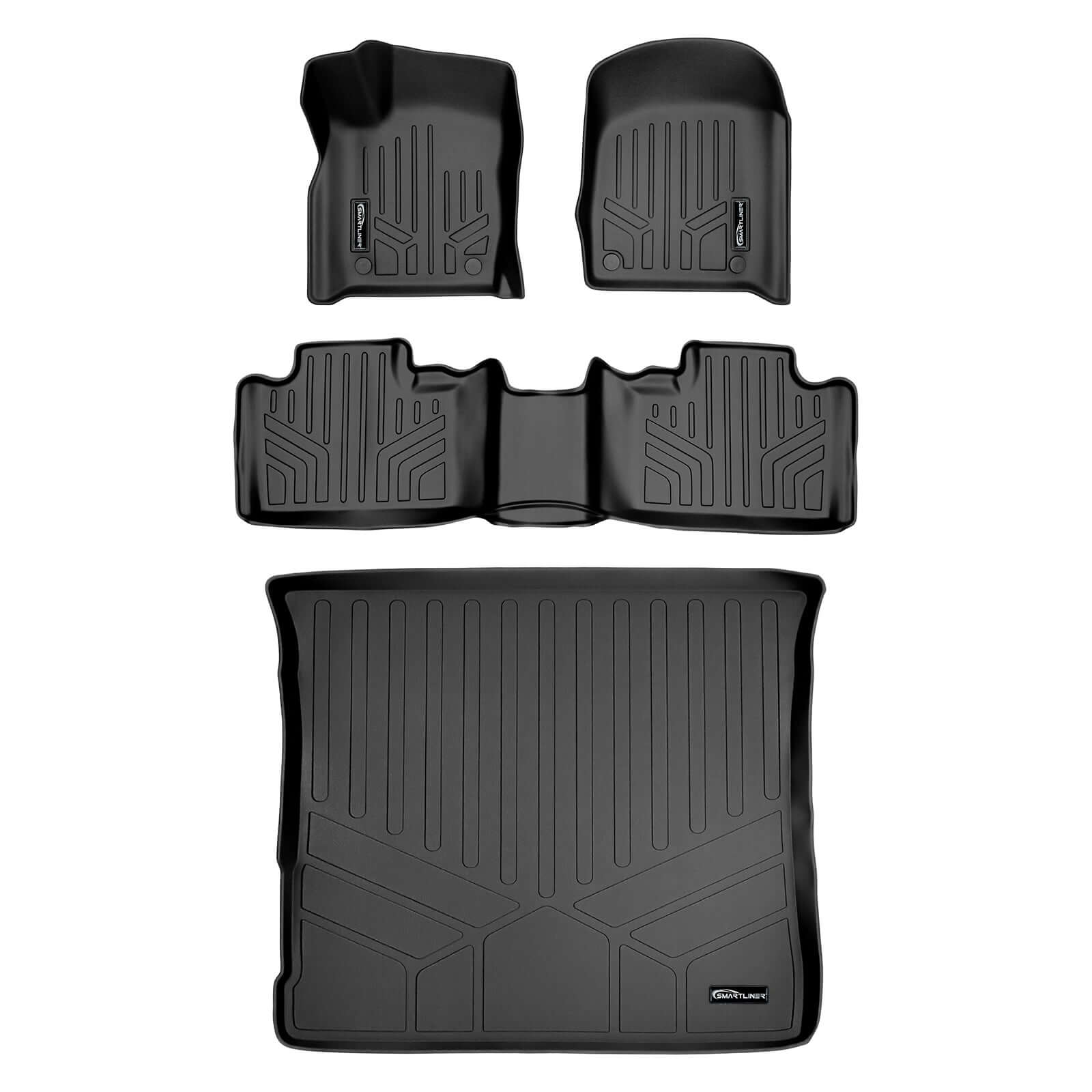 Smart Trim™ Floor Liners For 2016-2021 Jeep Grand Cherokee