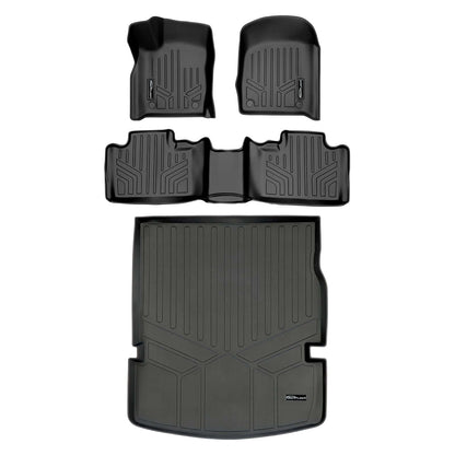 Smart Trim™ Floor Liners For 2016-2025 Dodge Durango ((2nd Row Bucket))