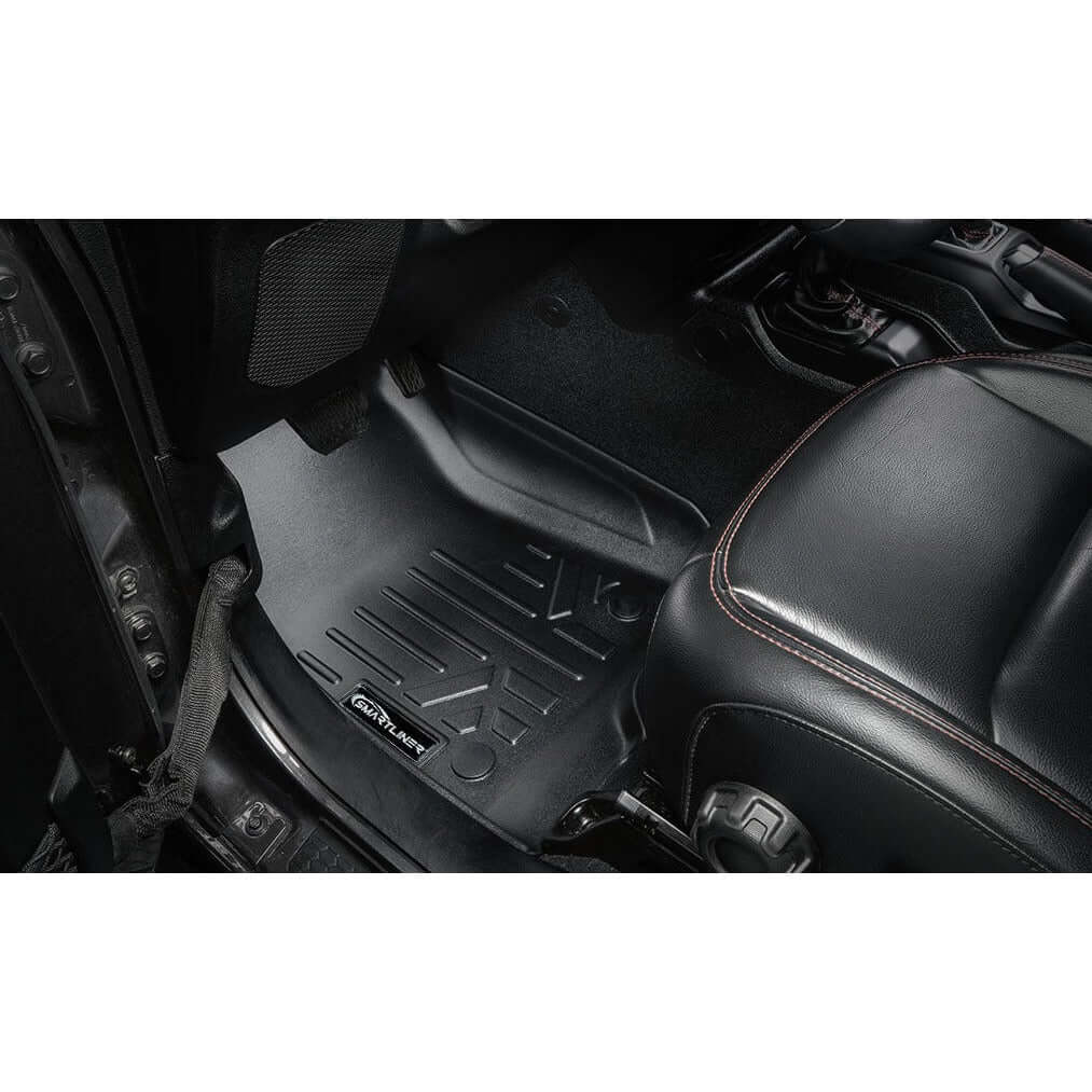 SMARTLINER Floor Liners for 2021-2025 Jeep Wrangler 4xe (Without Trail-Rail system)
