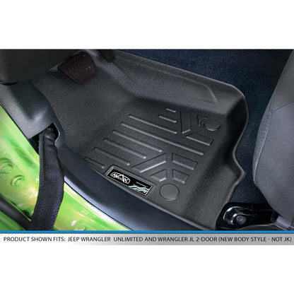 SmartCoverage™ Floor Liners For 2020-2026 Jeep Gladiator with Non Lockable Rear Underseat Storage