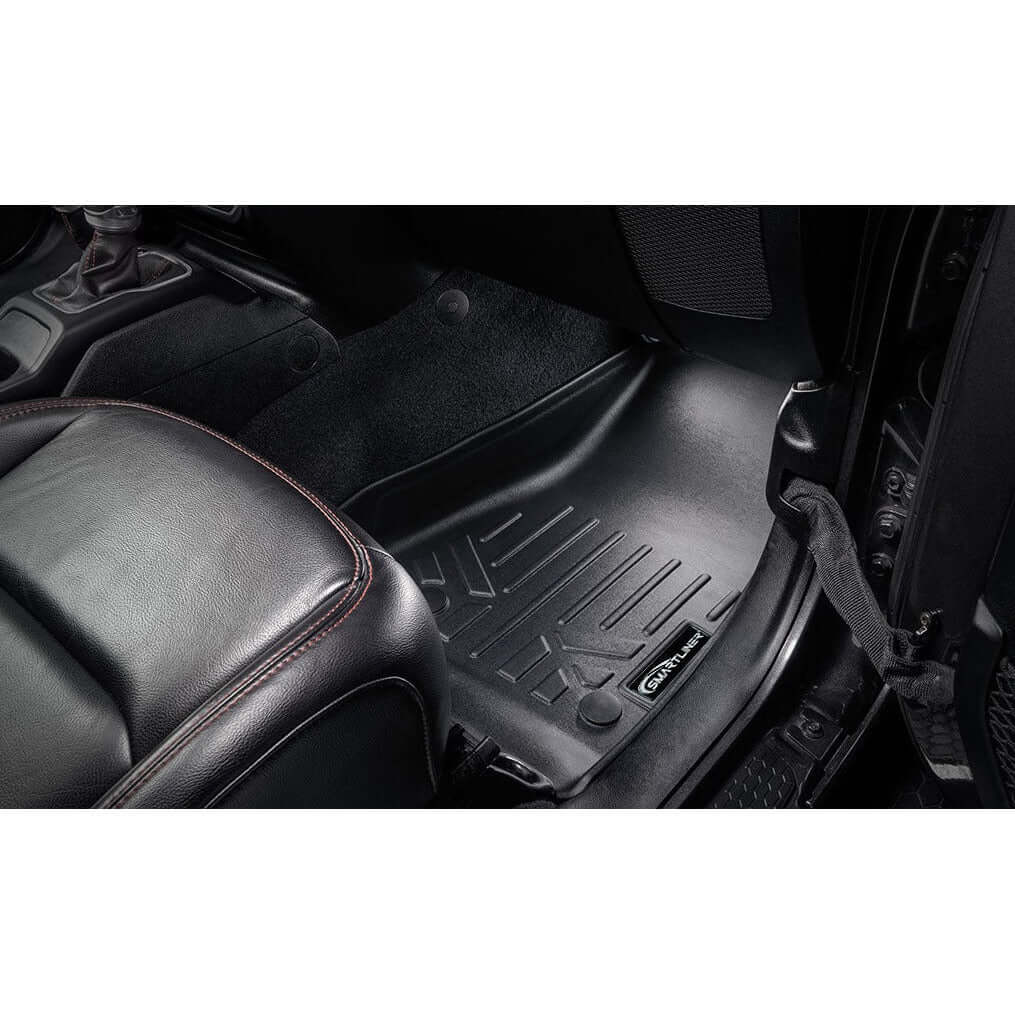 SMARTLINER Floor Liners for 2021-2025 Jeep Wrangler 4xe (Without Trail-Rail system)