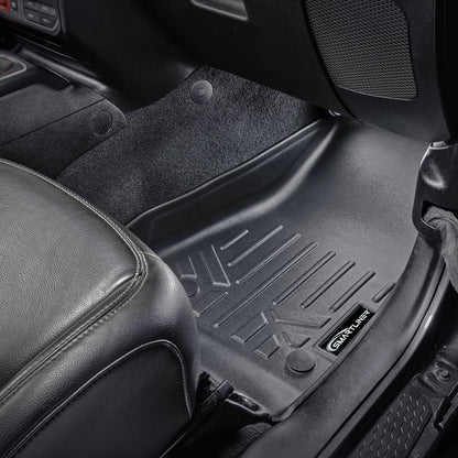SMARTLINER Floor Liners for JL 2018-2024 Jeep Wrangler Unlimited 4-Door (JL New Body Style - not JK)