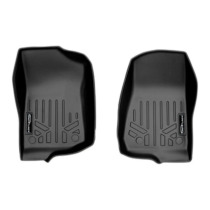 SMARTLINER Floor Liners for 2018-2024 Wrangler JL Unlimited (No Sub and No Flat Load Floor)
