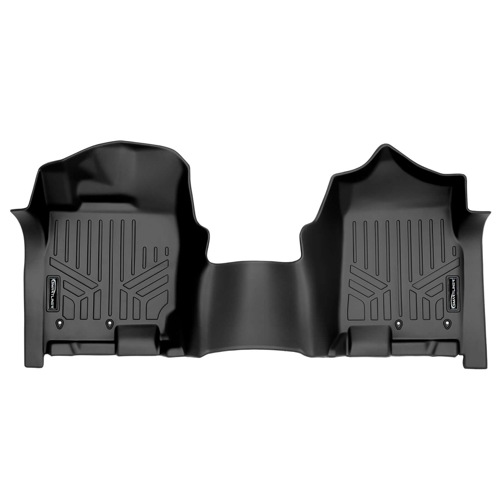 SMARTLINER Floor Liners for 2017-2024 Nissan Titan Crew Cab (1st Row Bench) With Under-Seat Storage
