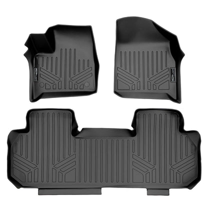 SMARTLINER Floor Liners for 2024-2026 GMC Acadia/Chevrolet Traverse/Buick Enclave (2nd Row Bench)s