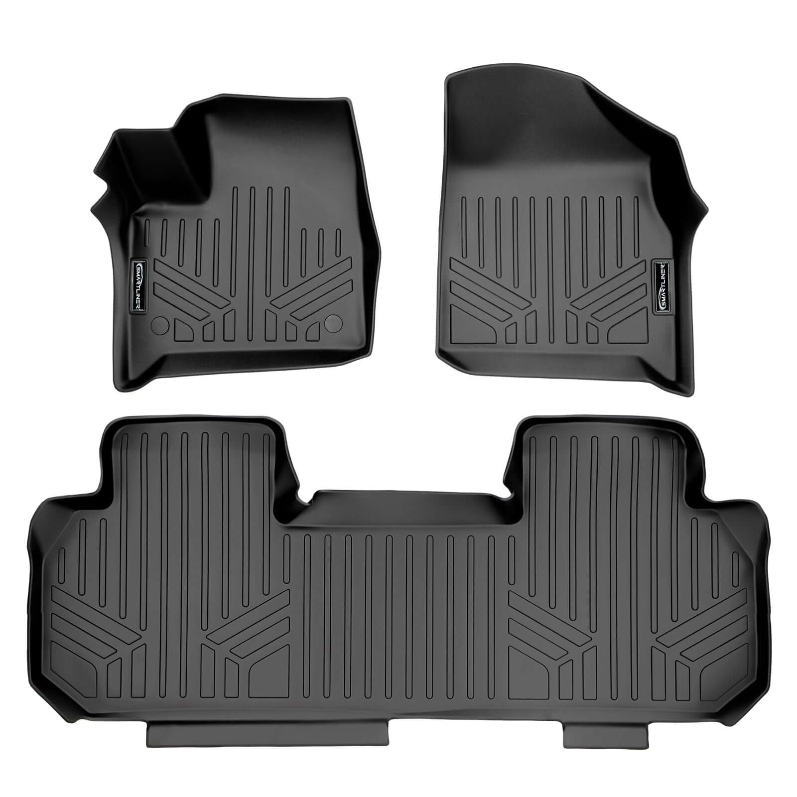 SMARTLINER Floor Liners for 2018-2023 Chevrolet Traverse ((2nd Row Bench))