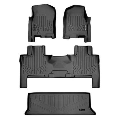 Smart Trim™ Floor Liners For 2007 - 2017 Ford Expedition/Lincoln Navigator ((2nd Row Bench) or Console)