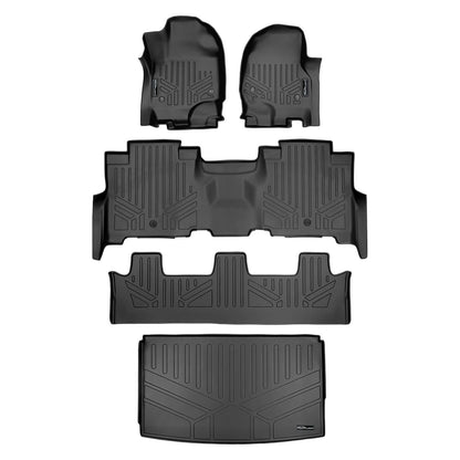 SMARTLINER Floor Liners for 2018-2024 Ford Expedition Max/Lincoln Navigator L ((2nd Row Bench))