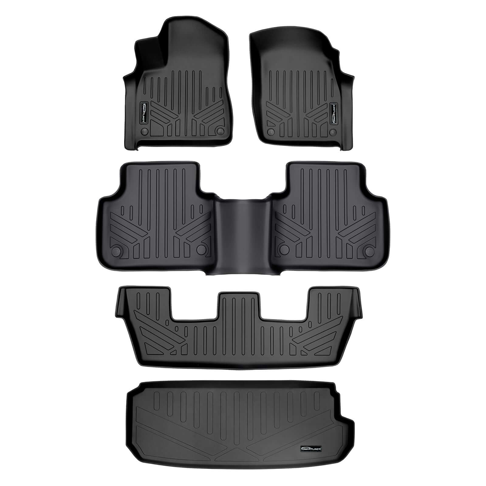 SMARTLINER Floor Liners for 2017-2025 Audi Q7