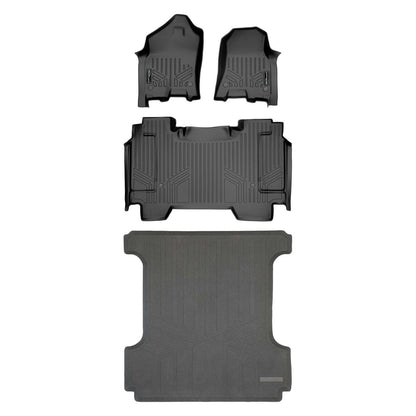 SmartCoverage™ Floor Liners For 2019-2024 Ram 1500 Crew Cab without Rear Underseat Storage Box