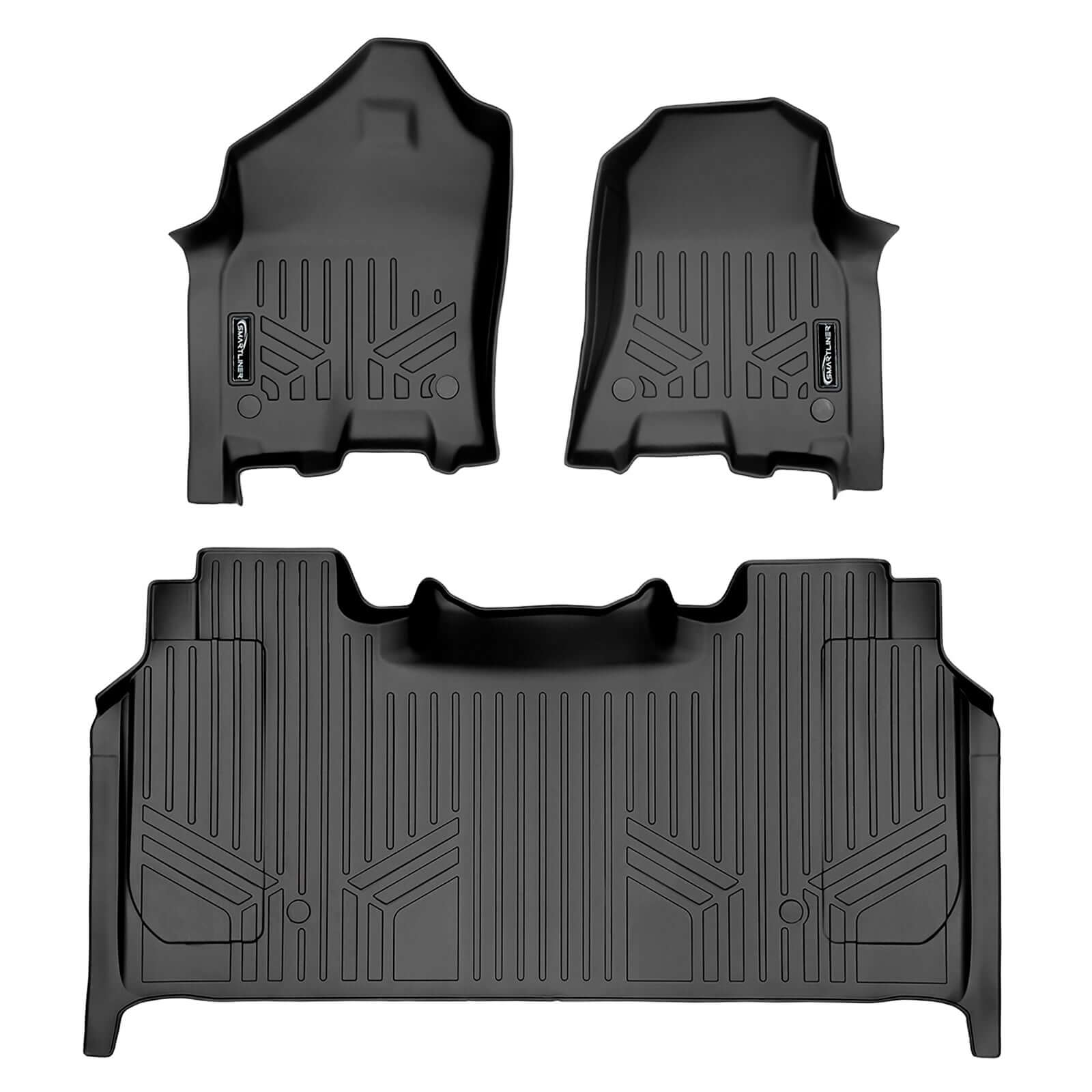 SmartCoverage™ Floor Liners For 2021-2024 Ram 1500 TRX with Rear Underseat Storage Box