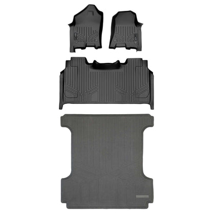 SmartCoverage™ Floor Liners For 2021-2024 Ram 1500 TRX with Rear Underseat Storage Box