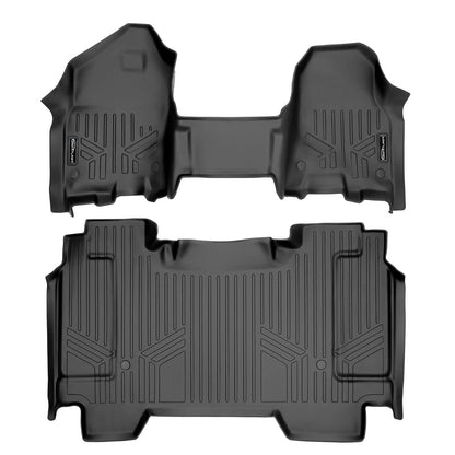 SmartCoverage™ Floor Liners For 2019-2024 Ram 1500 Crew Cab with First Row Bench Seat