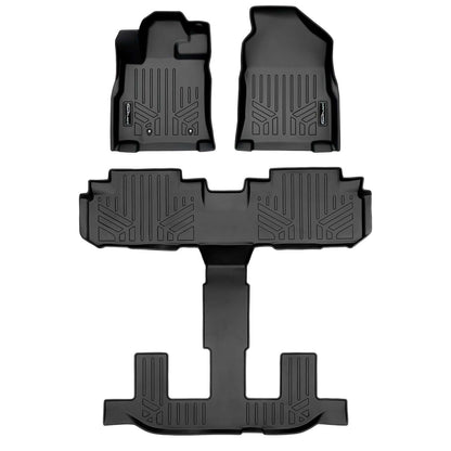 Smart Trim™ Floor Liners For 2019-2026 Subaru Ascent (2nd Row Bench) and With Subwoofer in the Cargo Area