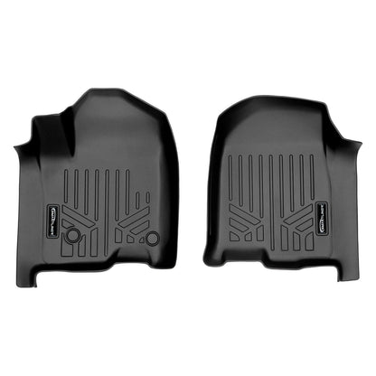 SMARTLINER Floor Liners for 2020-2025 Chevy Silverado 2500 HD | 3500 HD (Double Cab|Carpet|(1st Row Bench)|(No OTH)|[2nd Row Storage]