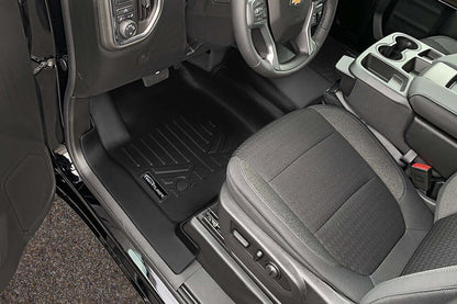 SMARTLINER Floor Liners for 2020-2026 Chevy Silverado 2500 HD | 3500 HD (Double Cab|Carpet|(1st Row Bench)|(OTH)|[No 2nd Row Storage]