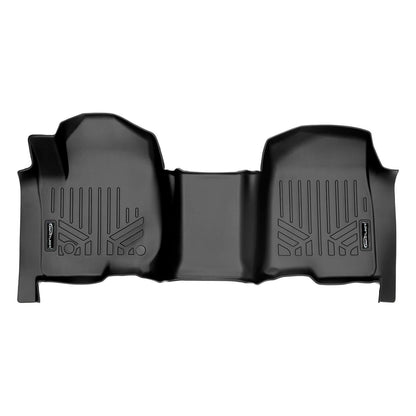 SMARTLINER Custom Fit Floor Liners For 2019-2026 GMC Sierra 1500 Double Cab with Carpet Flooring and 1st Row Bench Seat and OTH Coverage (without 2nd Row Under Seat Storage)