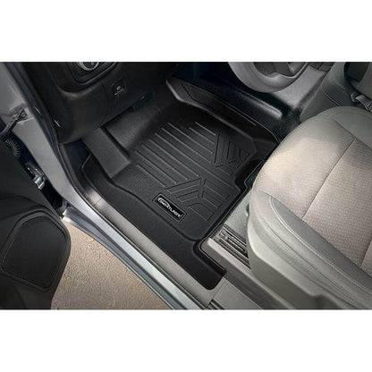 SMARTLINER Floor Liners for 2020-2026 Chevy Silverado 2500 HD | 3500 HD (Crew Cab|Vinyl|(1st Row Bench)|(No OTH)|[No 2nd Row Storage]