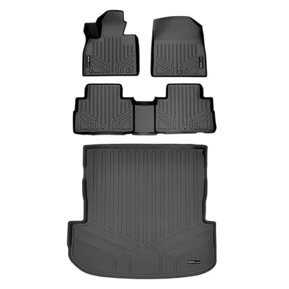 SMARTLINER Floor Liners for 2020-2025 Hyundai Palisade (2nd Row Bucket) and No In Between Coverage