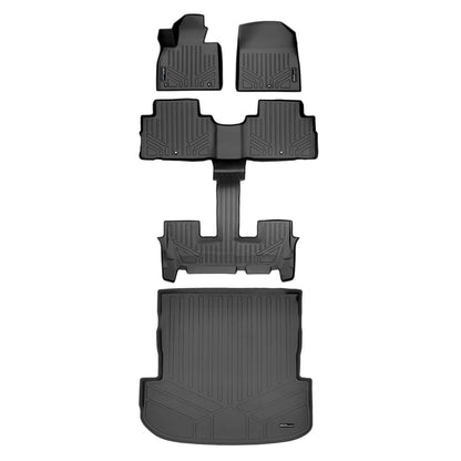 SMARTLINER Floor Liners for 2020-2025 Hyundai Palisade with 2nd Row Bench