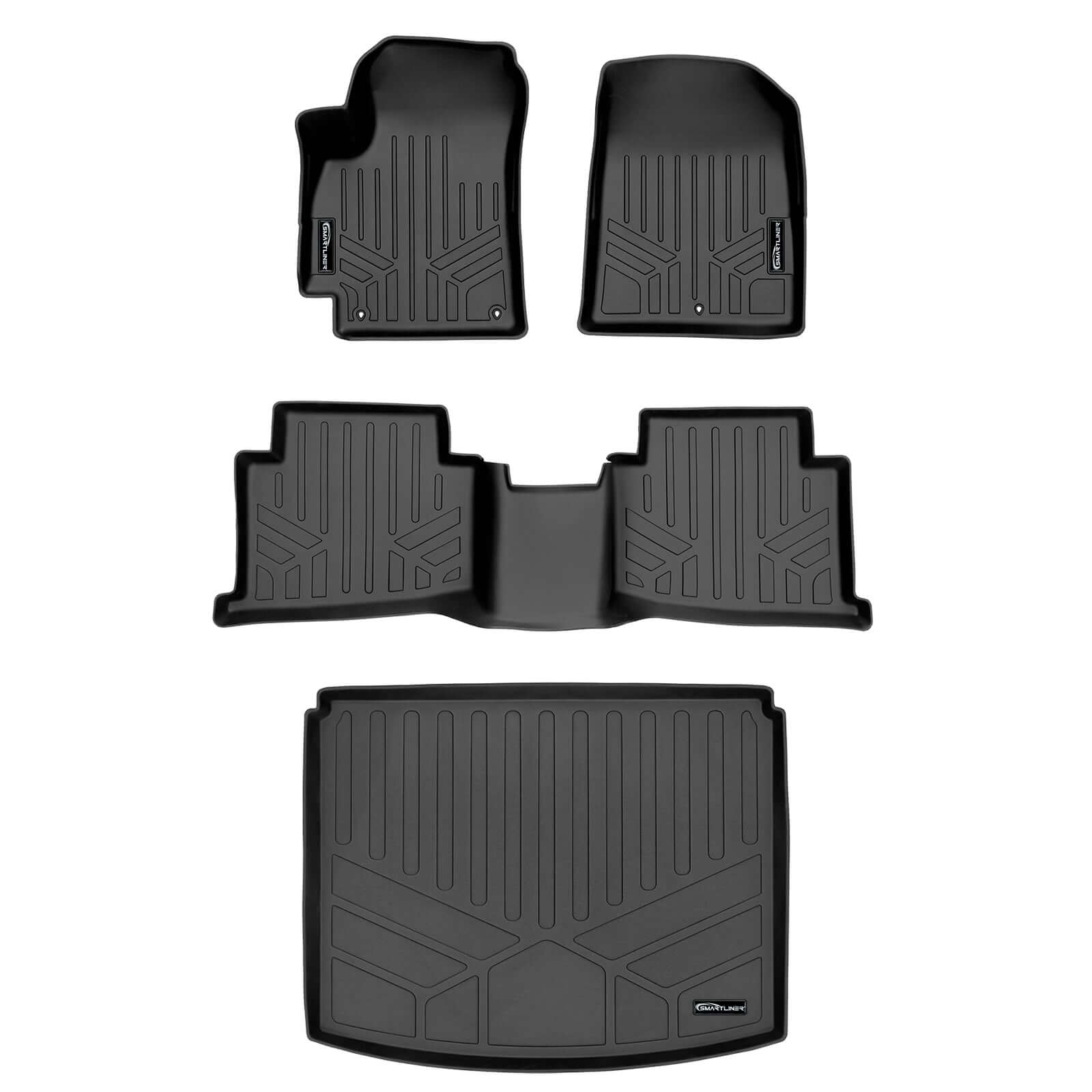 SMARTLINER Floor Liners for 2021-2025 Kia Seltos Upper Cargo Position