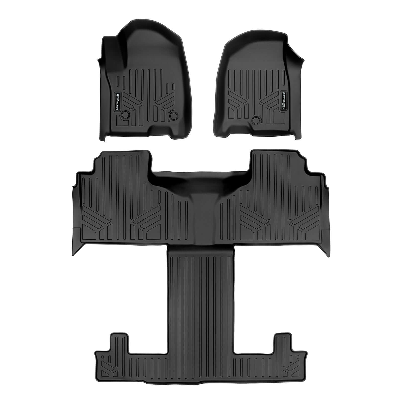 SMARTLINER Floor Liners for 2021-2026 Chevrolet Tahoe (2nd Row Bucket)