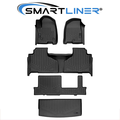 SMARTLINER Floor Liners for 2021-2025 Chevrolet Tahoe/GMC Yukon (2nd Row Bench)