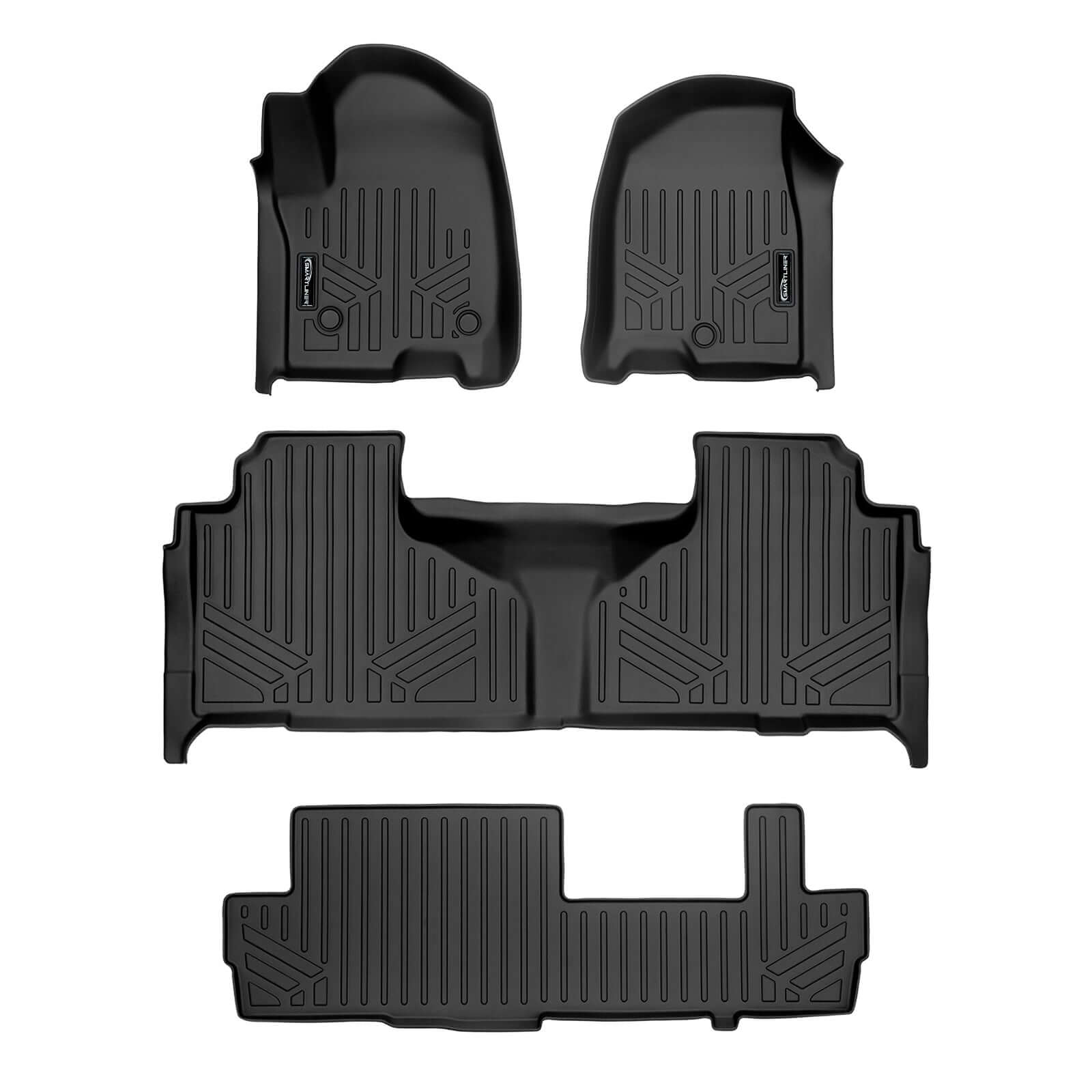 SMARTLINER Floor Liners for 2021-2026 GMC Yukon XL/ Yukon Denali XL (2nd Row Bench)