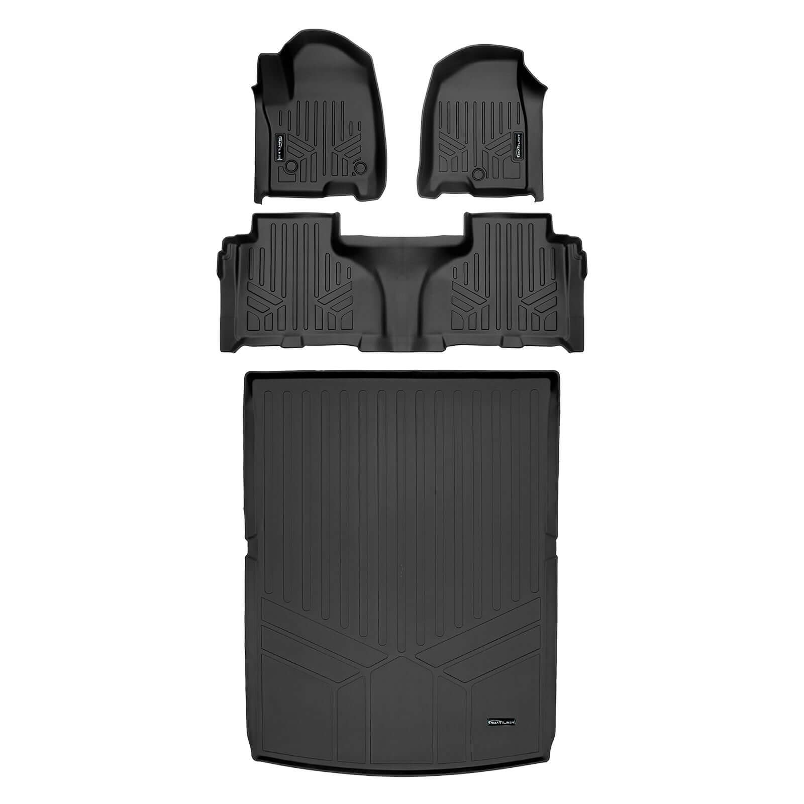SMARTLINER Floor Liners for 2021-2026 GMC Yukon XL/ Yukon Denali XL (2nd Row Bucket)
