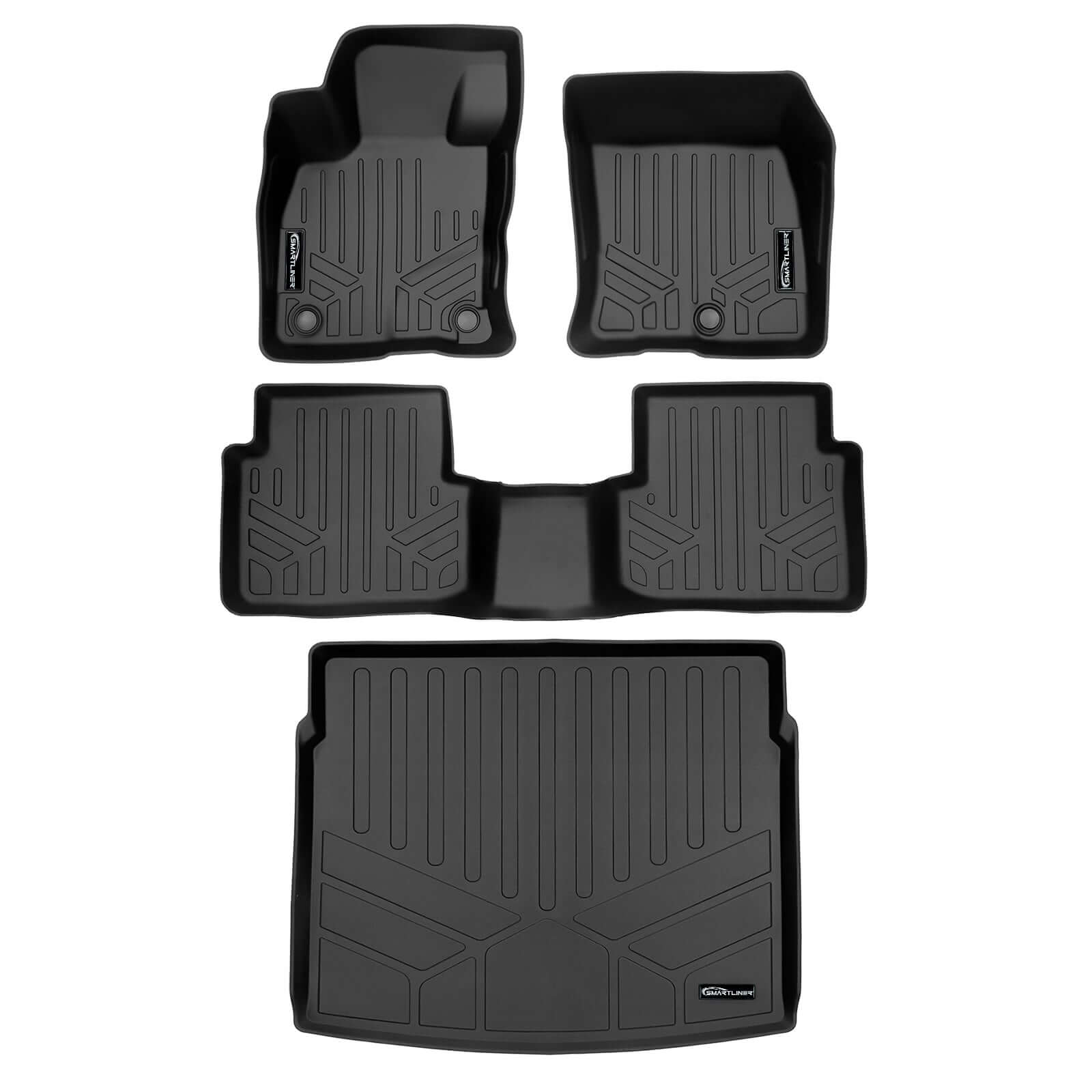 SMARTLINER Floor Liners for 2021-2026 Ford Bronco Sport W/O Rear Bump