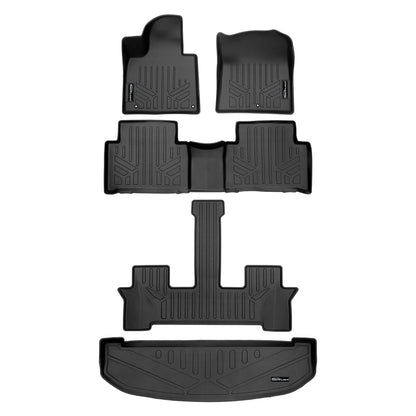 SMARTLINER Custom Fit Floor Liners For 2021-2026 Kia Sorento (with 2nd Row Bucket Seats)
