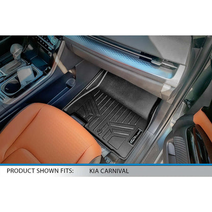 SMARTLINER Floor Liners for 2022-2026 Kia Carnival (7 Passenger Models With 2nd Row VIP Seats)