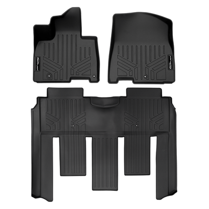 SMARTLINER Floor Liners for 2022-2026 Kia Carnival (7 Passenger Models With 2nd Row VIP Seats)