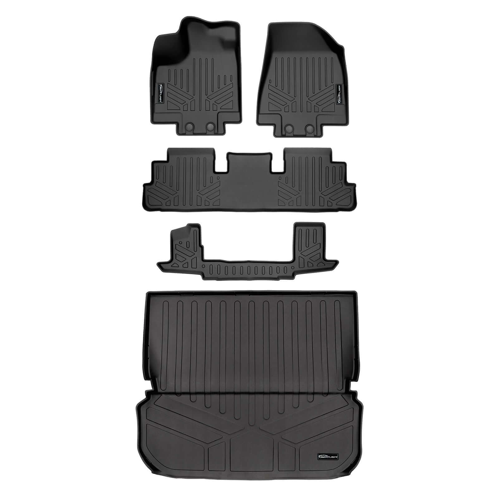 SMARTLINER Floor Liners for 2022-2026 Infiniti QX60 (6 Passenger)