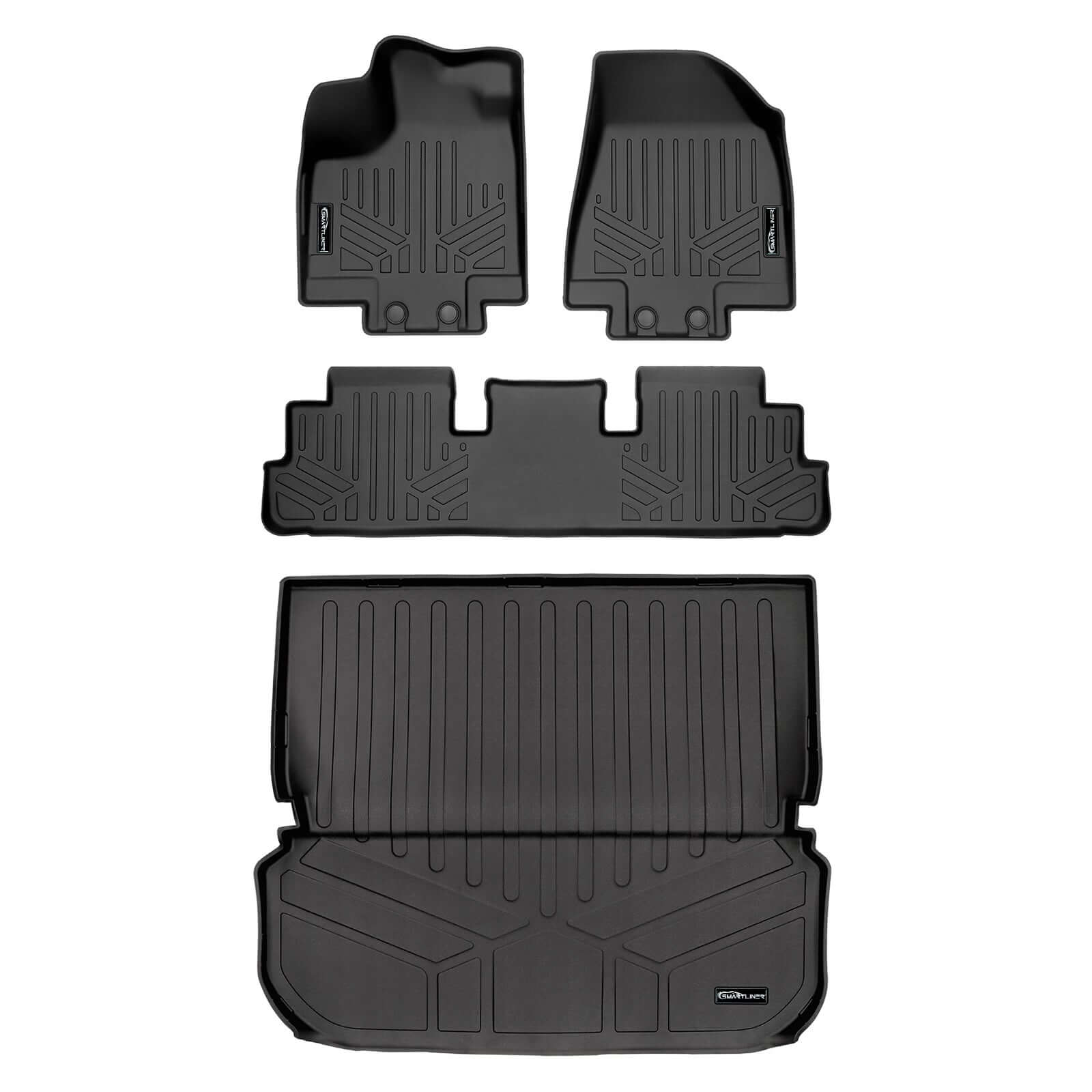 SMARTLINER Floor Liners for 2022-2026 Infiniti QX60 (7 Passenger)