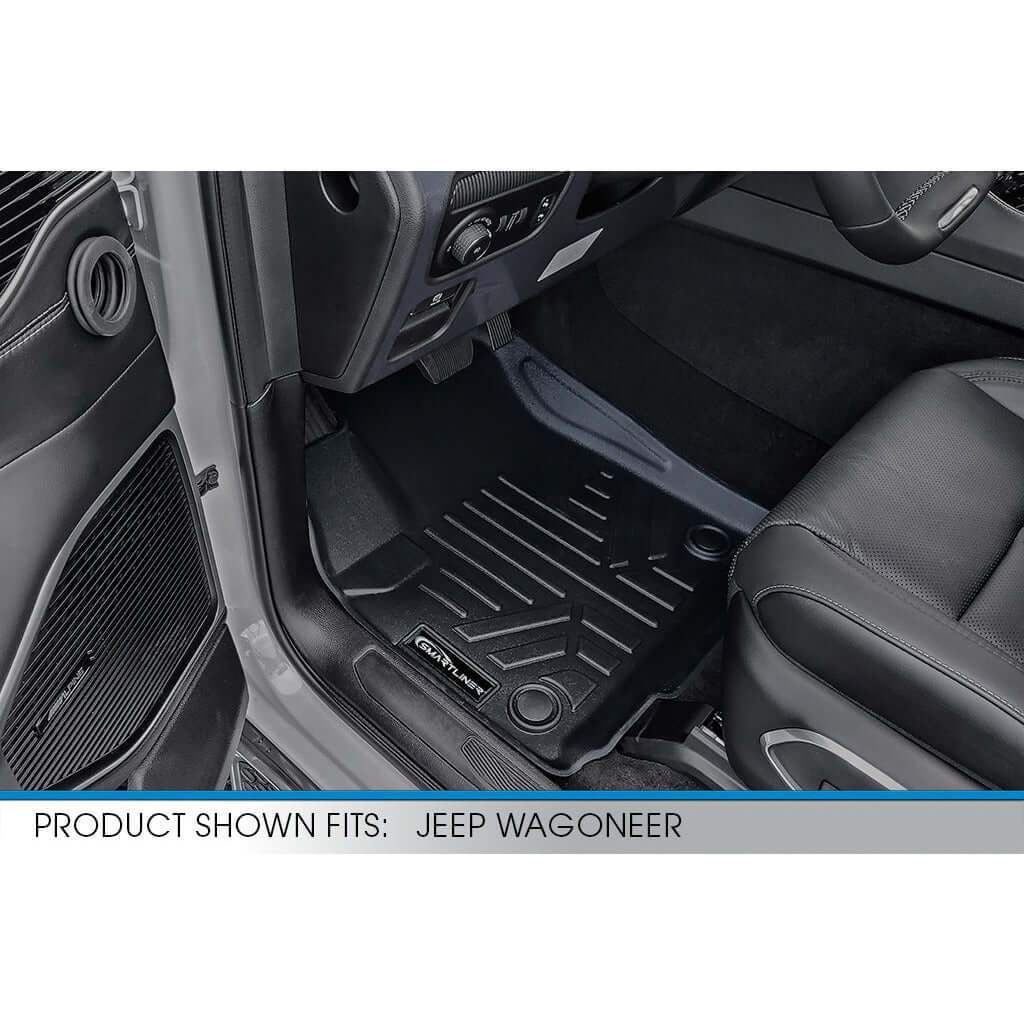 SMARTLINER Floor Liners for 2022-2025 Jeep Grand Wagoneer (8 Passenger Model)