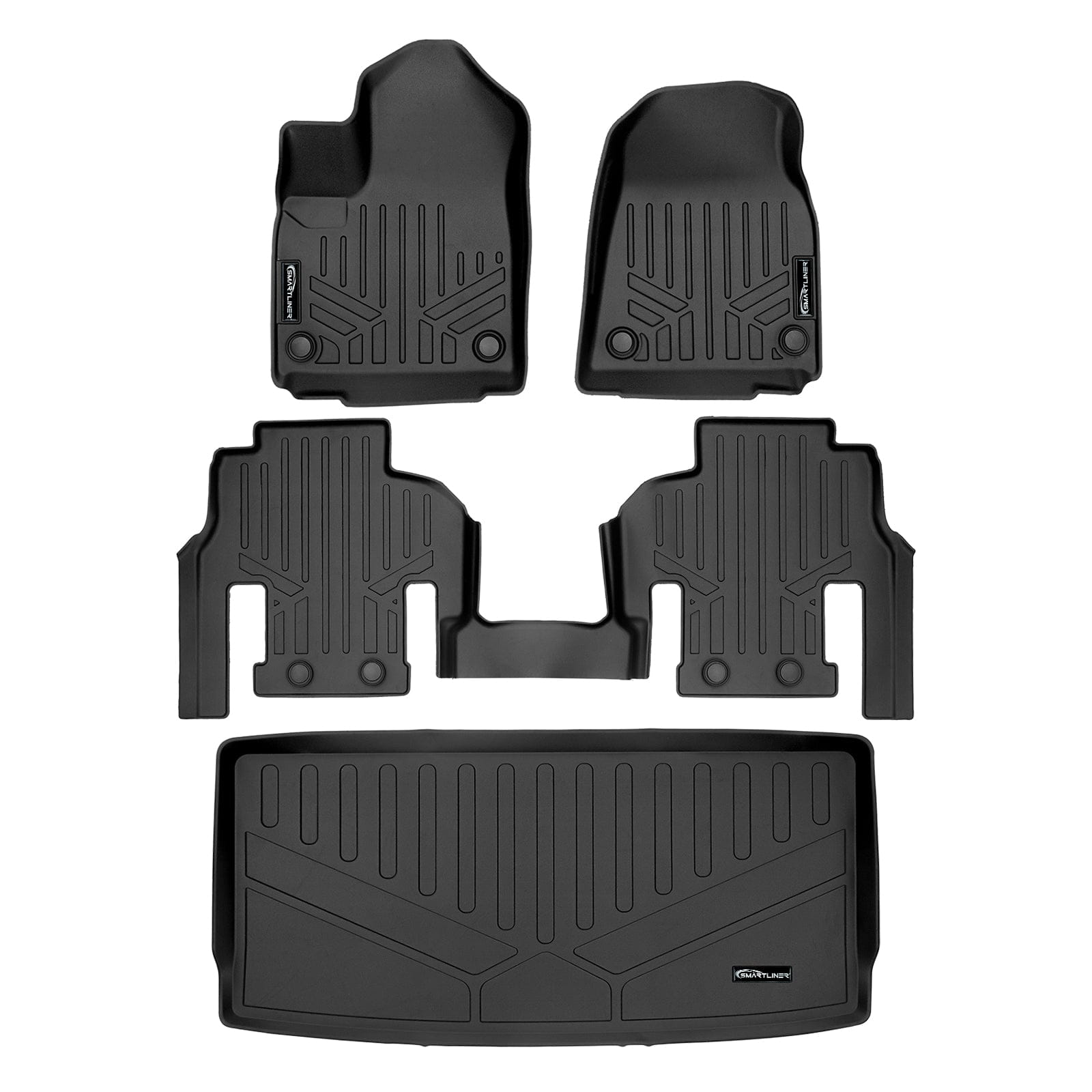 SMARTLINER Floor Liners for 2022-2025 Jeep Wagoneer (7 Passenger Model)