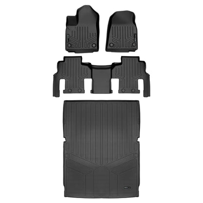 SMARTLINER Floor Liners for 2023-2025 Jeep Wagoneer L (8 Passenger Model)