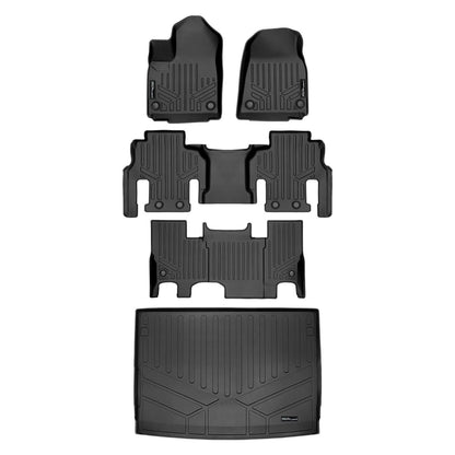 SMARTLINER Floor Liners for 2023-2025 Jeep Wagoneer L (7 Passenger Model)