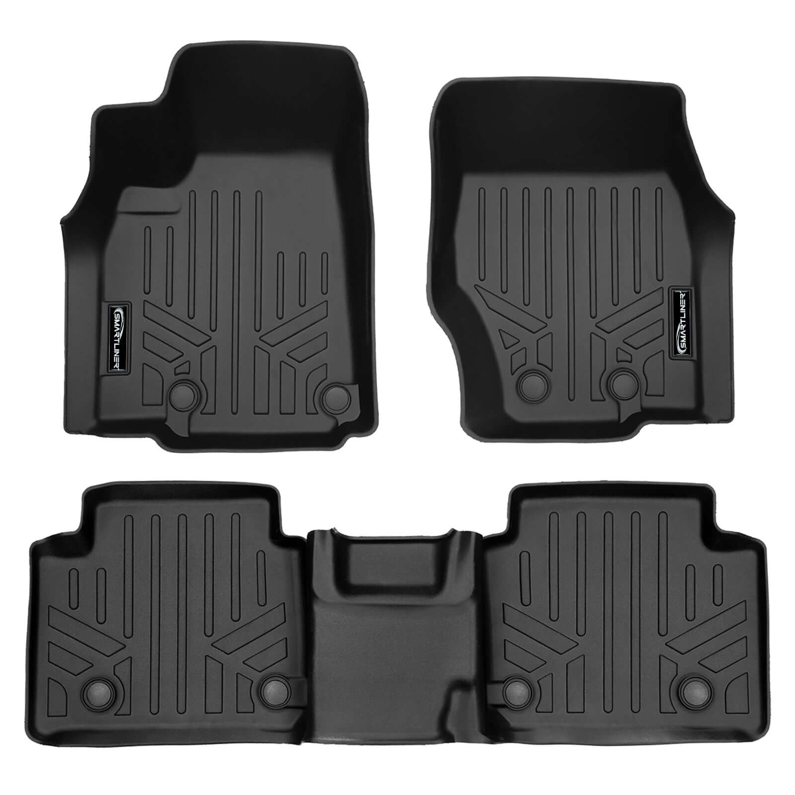 SMARTLINER Floor Liners for 2021-2026 Jeep Grand Cherokee L w/ 2nd Row Bench Seat
