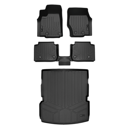 SMARTLINER Floor Liners for 2021-2026 Jeep Grand Cherokee L (2nd Row Bucket) With Center Console