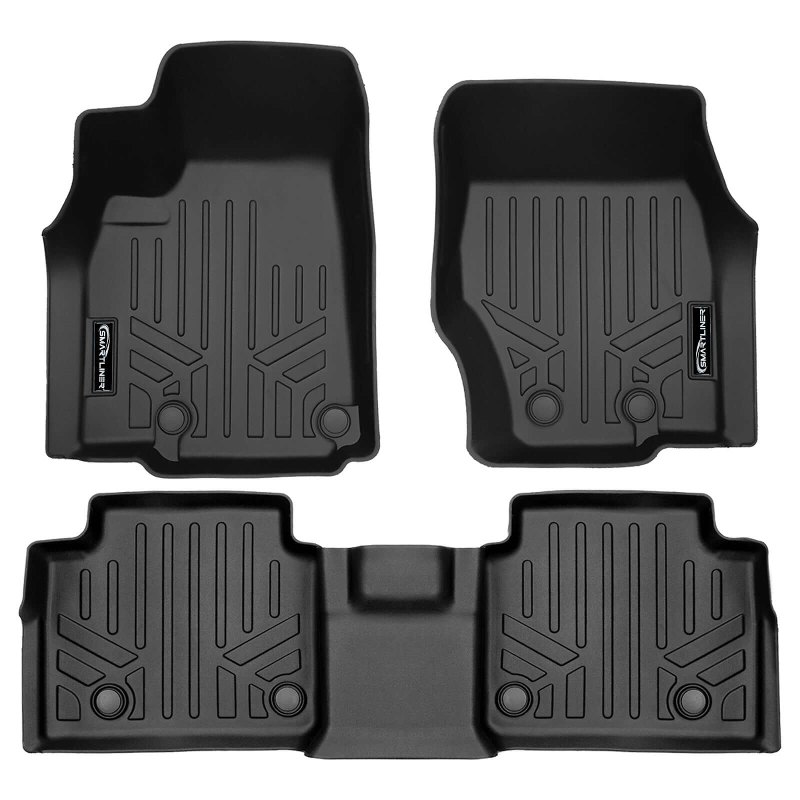 SMARTLINER Floor Liners for 2021-2026 Jeep Grand Cherokee L w/ 2nd Row Bucket Seats and center console