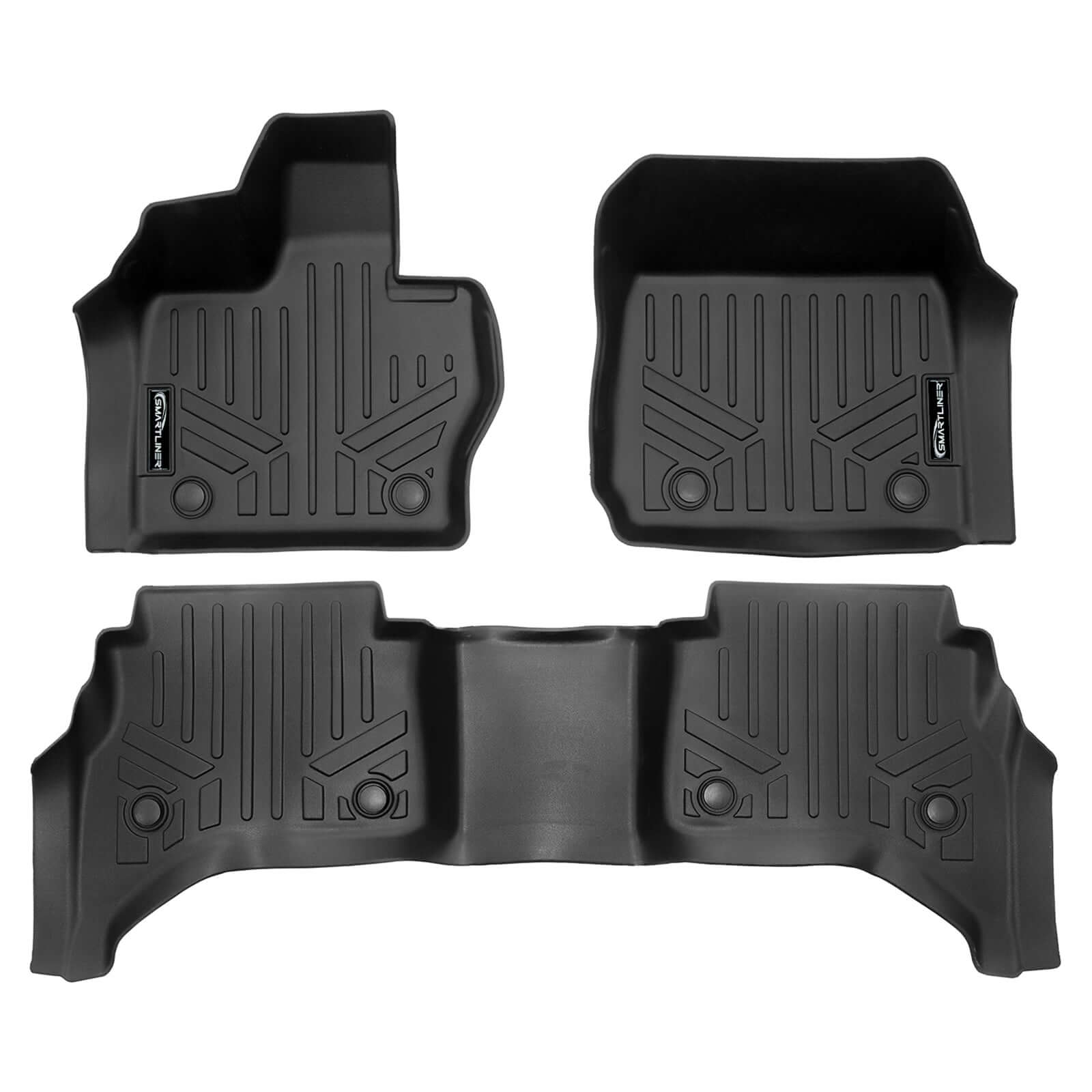 SMARTLINER Floor Liners for 2022-2025 Land Rover | Range Rover 5th Generation SWB (Standard Wheel Base) without executive class rear seats
