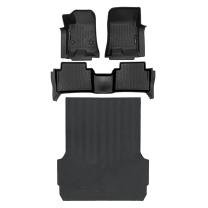 SMARTLINER Floor Liners for 2023-2026 GMC Canyon (Only Fits Crew Cabs | Carpet)