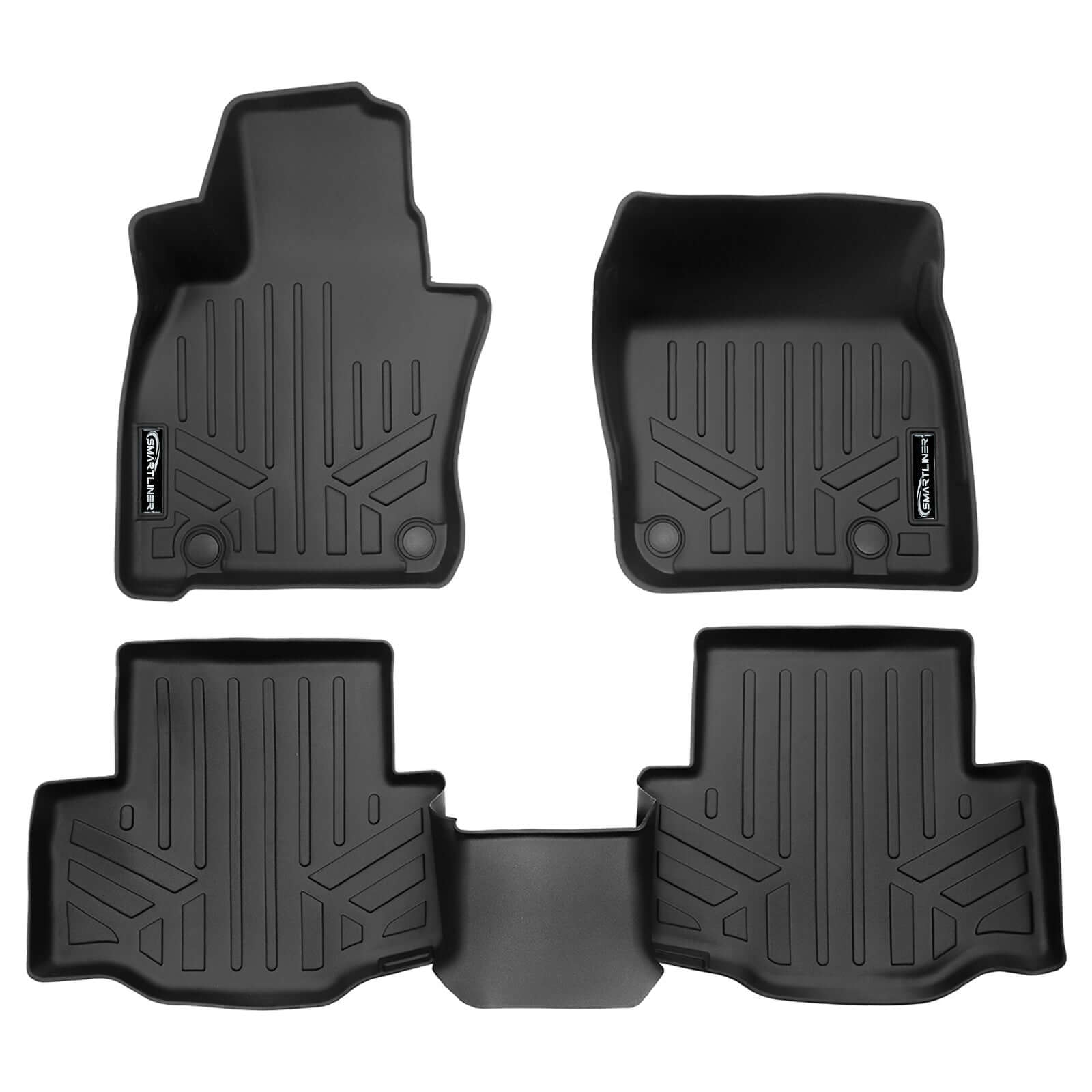 SMARTLINER Floor Liners for 2024-2026 Mazda CX-90 Plug-In Hybrid (Only Fits 2nd Row Bench)