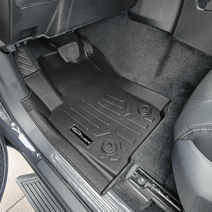 SMARTLINER Floor Liners for 2024-2026 Toyota Tacoma Double Cab (Only Fits[2nd Row Storage]
