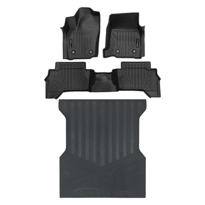 SMARTLINER Floor Liners for 2024-2026 Toyota Tacoma Double Cab (Manual Transition)